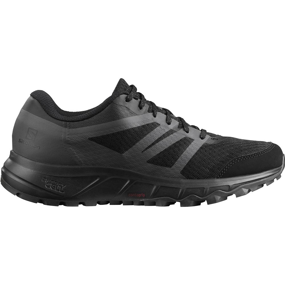 Salomon Israel TRAILSTER 2 - Mens Trail Running Shoes - Black (JDVQ-07812)